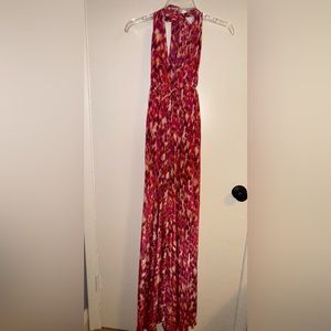 Alexis Pink Print Gown-XS